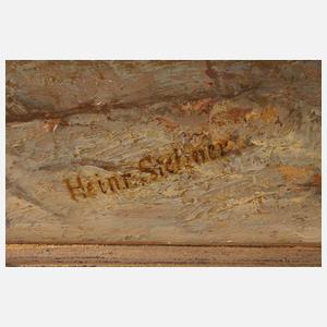 Heinrich Stelzner, Barocke Gesellschaft im Park