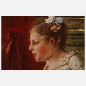 Heinrich Stelzner, Barocke Gesellschaft im Park