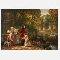 Heinrich Stelzner, Barocke Gesellschaft im Park111