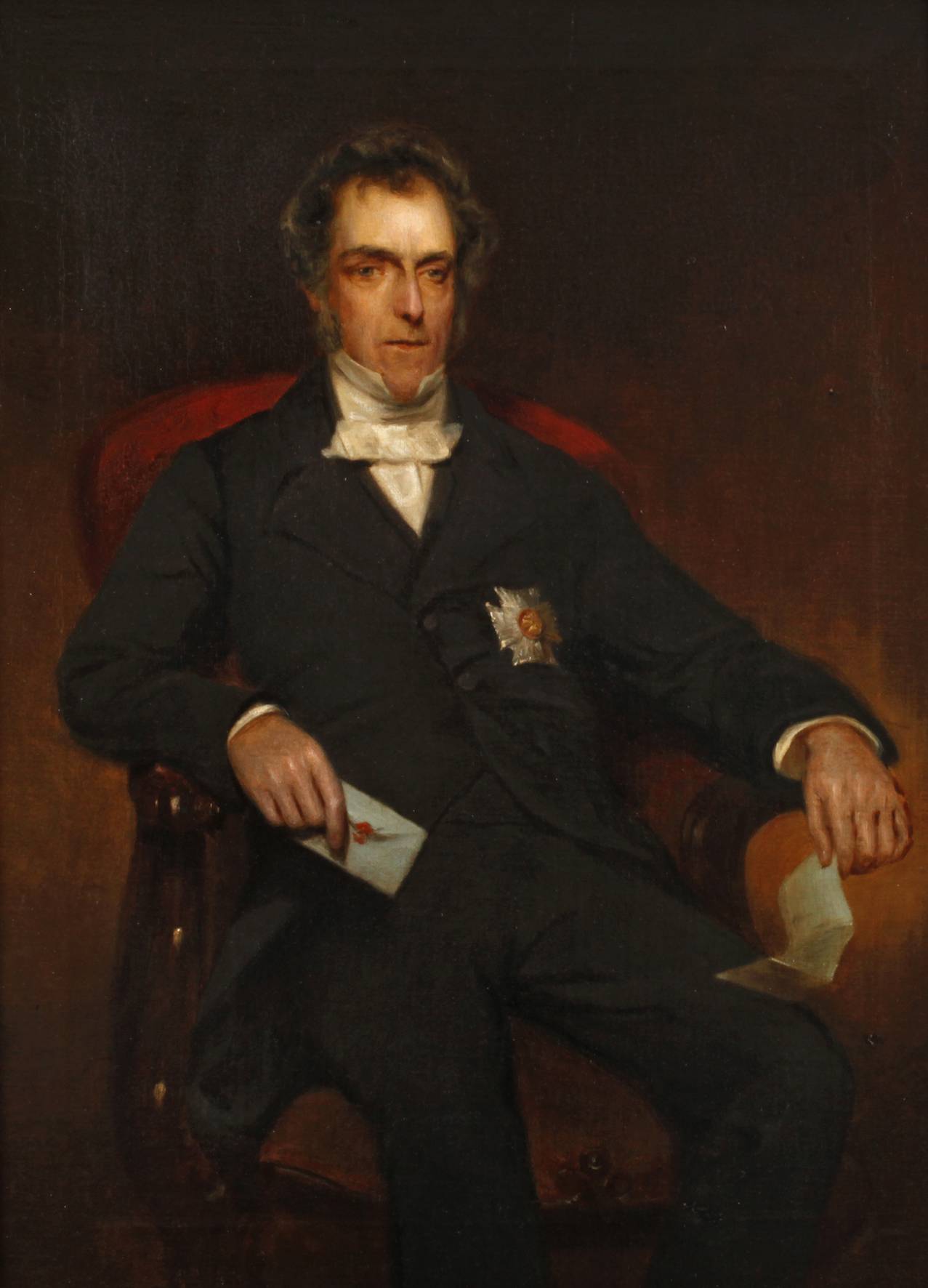 Sir John Watson-Gordon, attr., Herrenbildnis