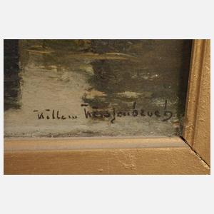 Willem Johannes Weissenbruch, Morgen am Kanal