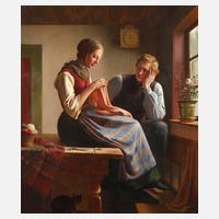 Albina Schaffalitzky de Mucadell, Junges Paar111