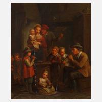 Familie bei der Hausmusik111