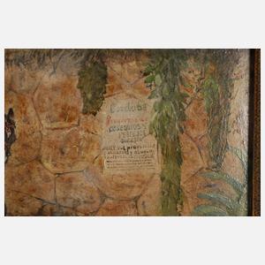 Postkutschen auf der Landstraße