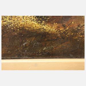 Bukolische Szene im weiter Landschaft