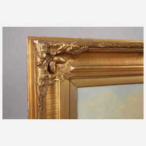 Bukolische Szene im weiter Landschaft