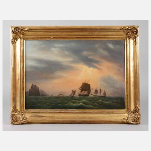 Schiffe auf stürmischer See