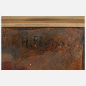 Hermann August Philips, Jünglingsportrait