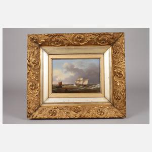 Segelschiffe auf stürmischer See