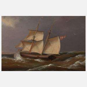 Segelschiffe auf stürmischer See