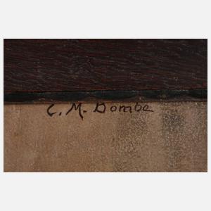 C. M. Bombe, Frauenbildnis in Festtracht