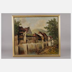 Ernst Bröcker, Häuser am Fluss