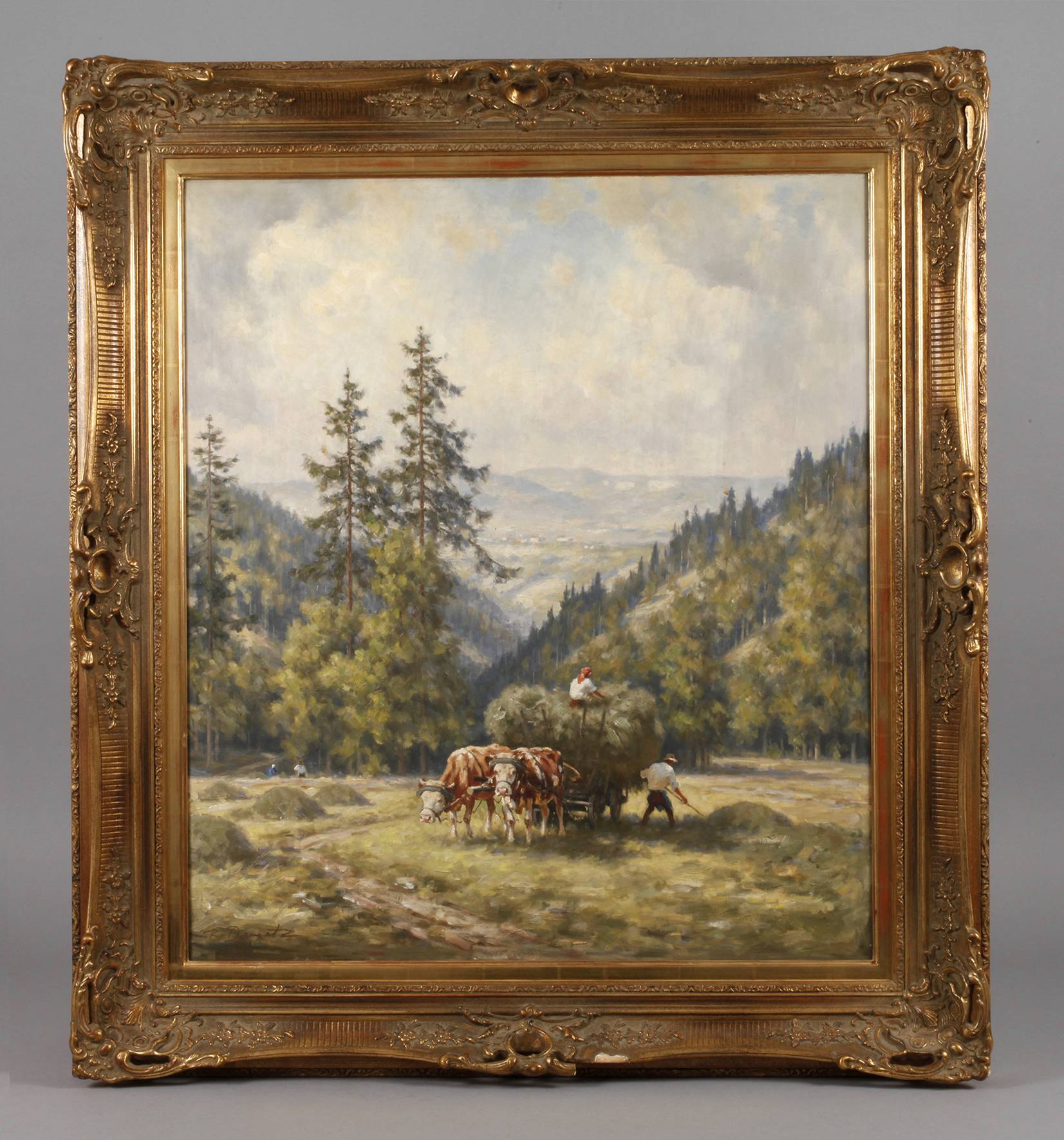 Karl Demetz, Heuernte