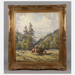 Karl Demetz, Heuernte