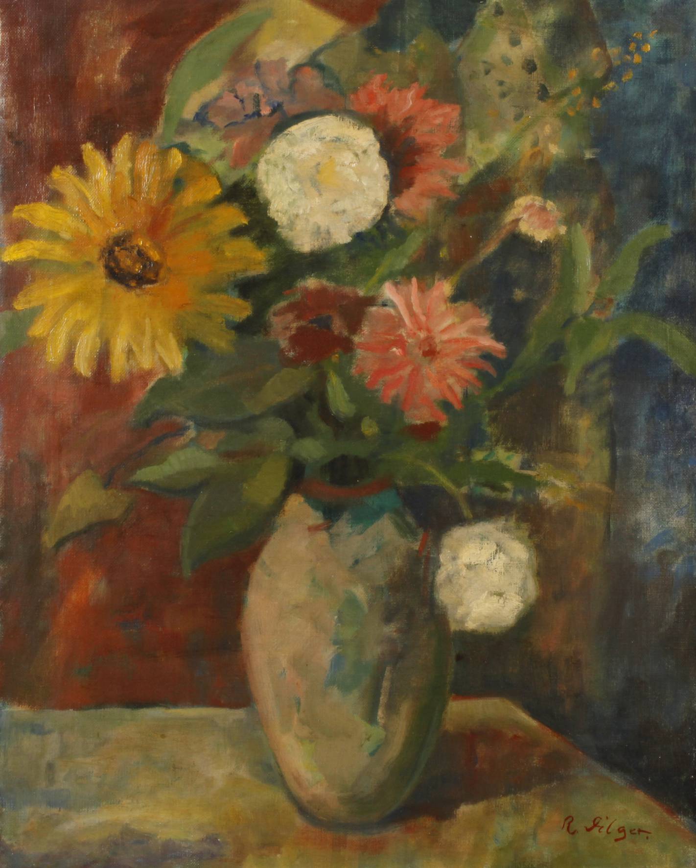 Richard Dilger, Blumenstillleben