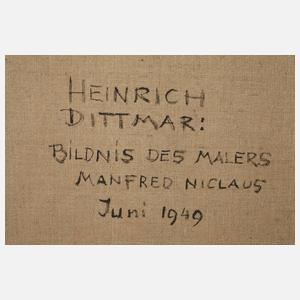 Heinrich Dittmar, Der Maler Manfred Niclaus