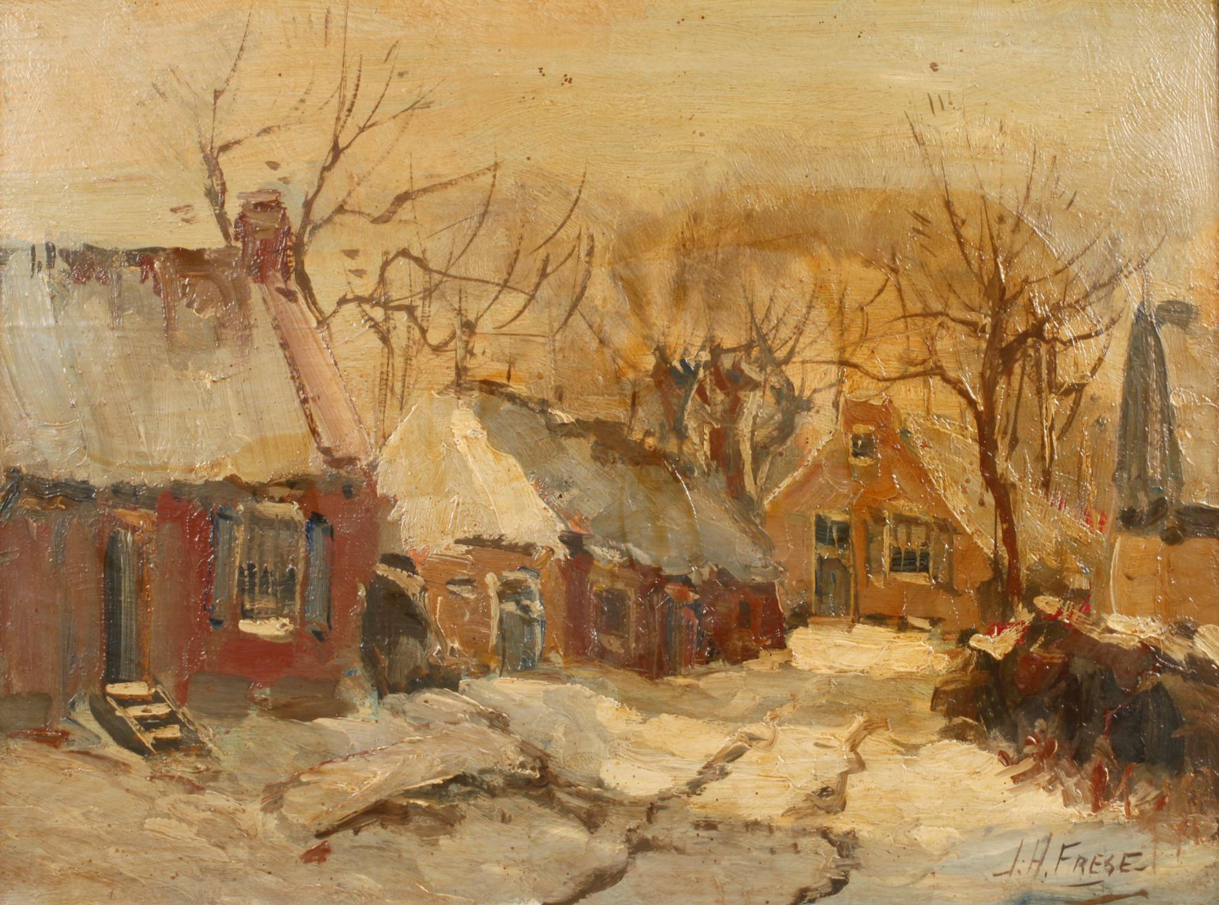 Job Heinrich Frese, Winter in der Altstadt