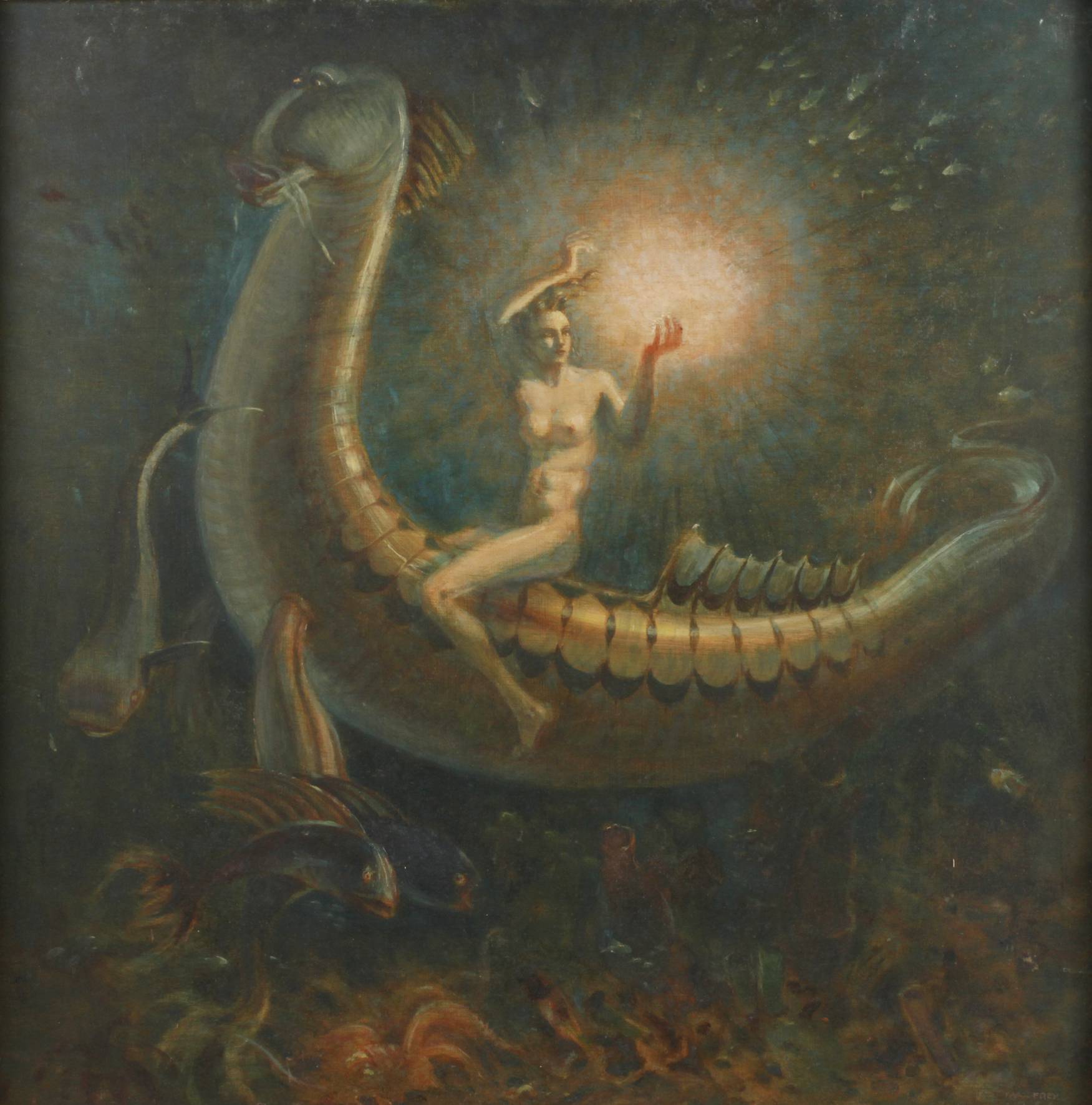 Prof. Max Frey, ”Lichtspenderin”