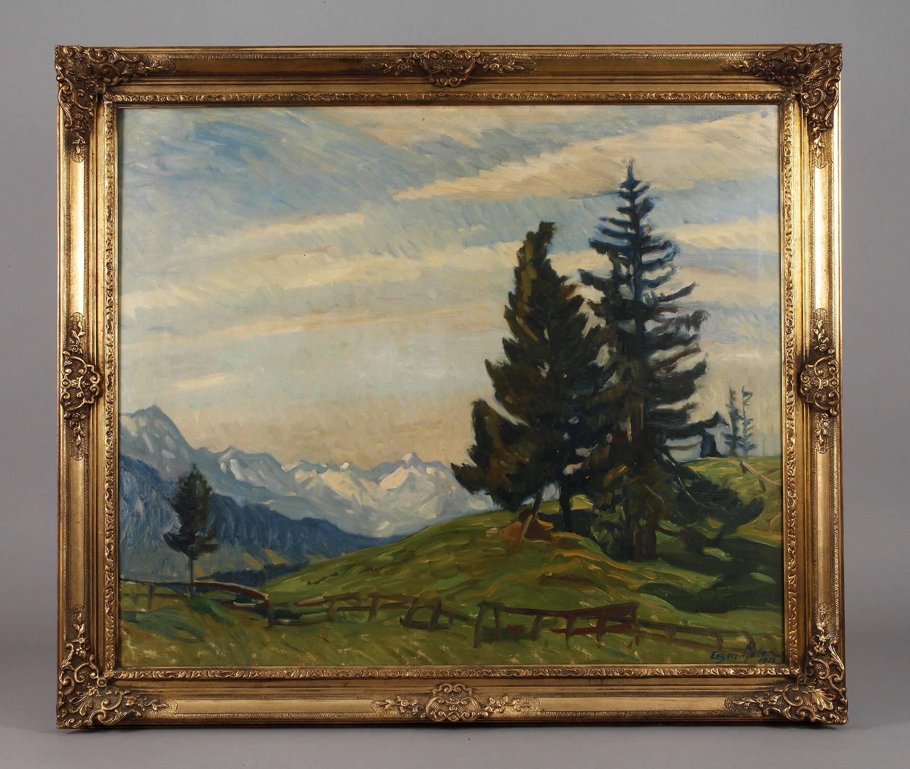 Eugen Haller, Hochgebirgslandschaft