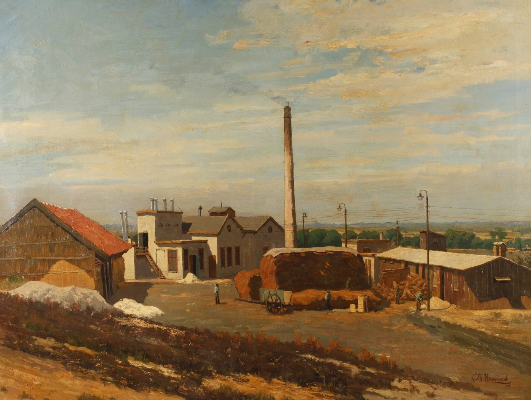 Christian Hendrik Hammes, Firmengemälde