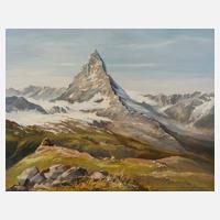 Erich Höfer, Blick zum Matterhorn111