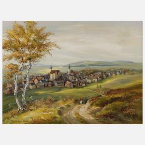 Erich Höfer, Historische Ansicht von Selb