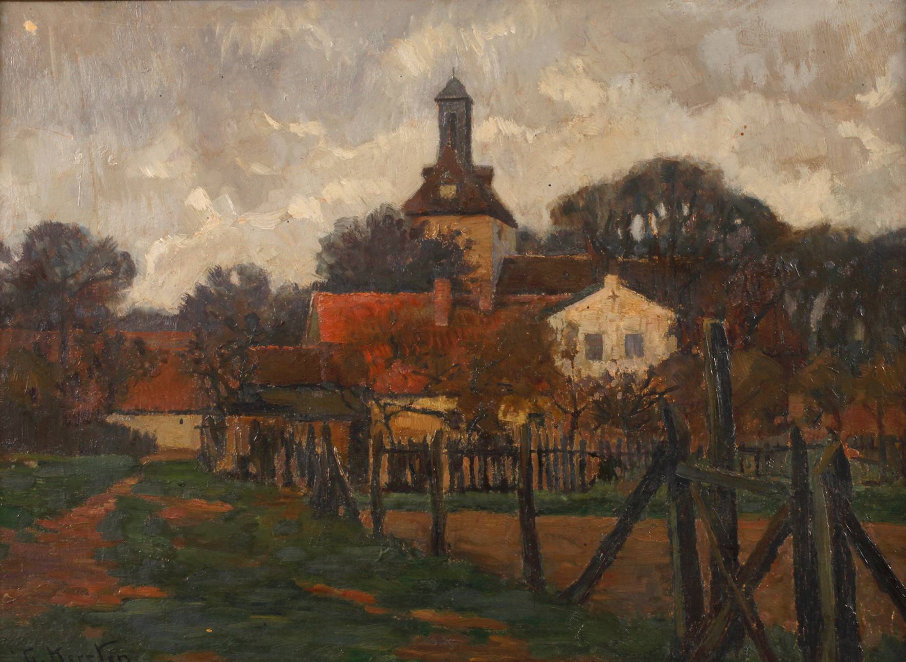 Georg Kersten, Am Dorfrand