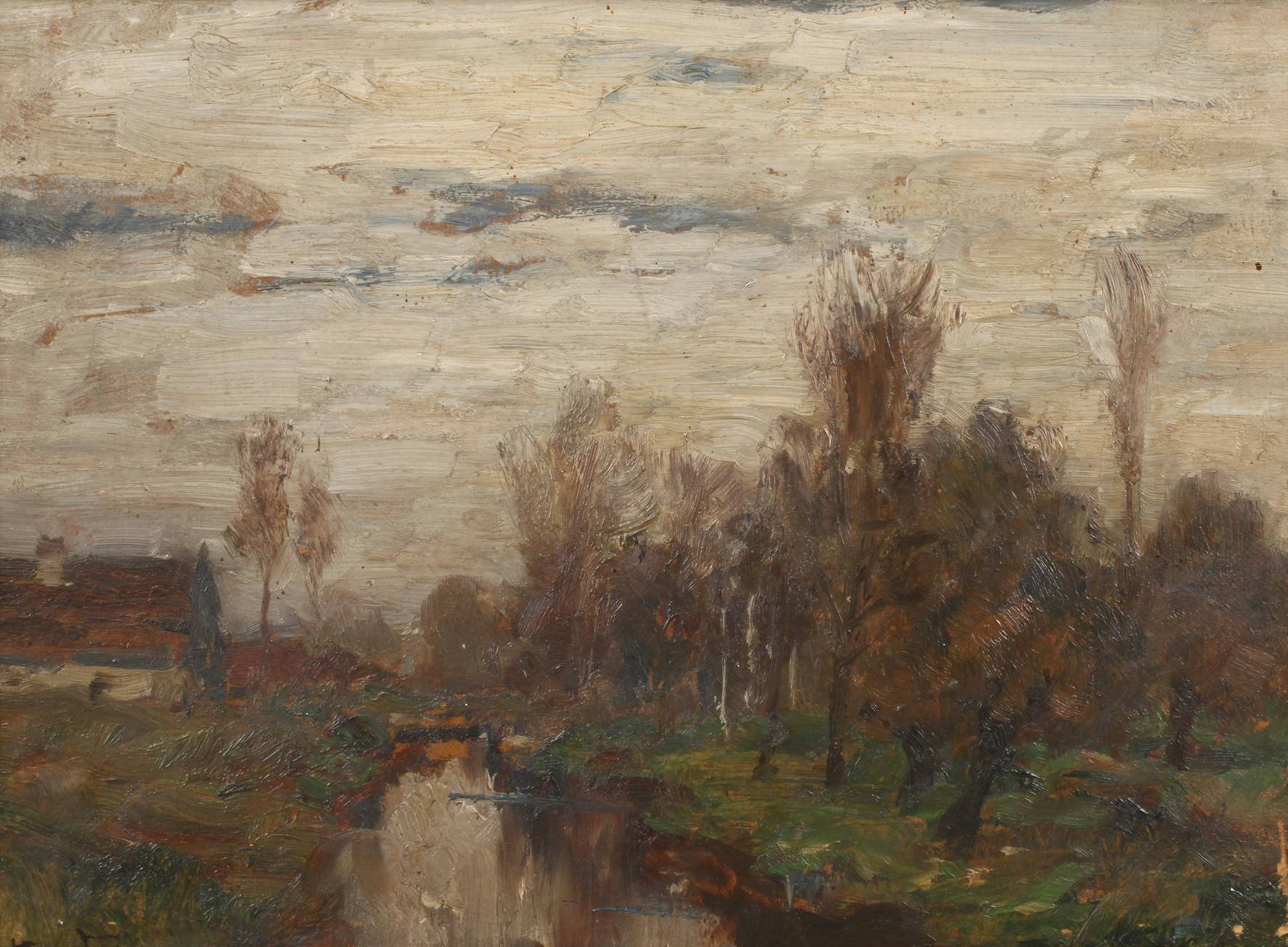 Georg Kersten, Flache Herbstlandschaft