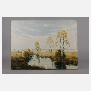 Josef Rolf Knobloch,”Herbstlicher Wiesenbach”