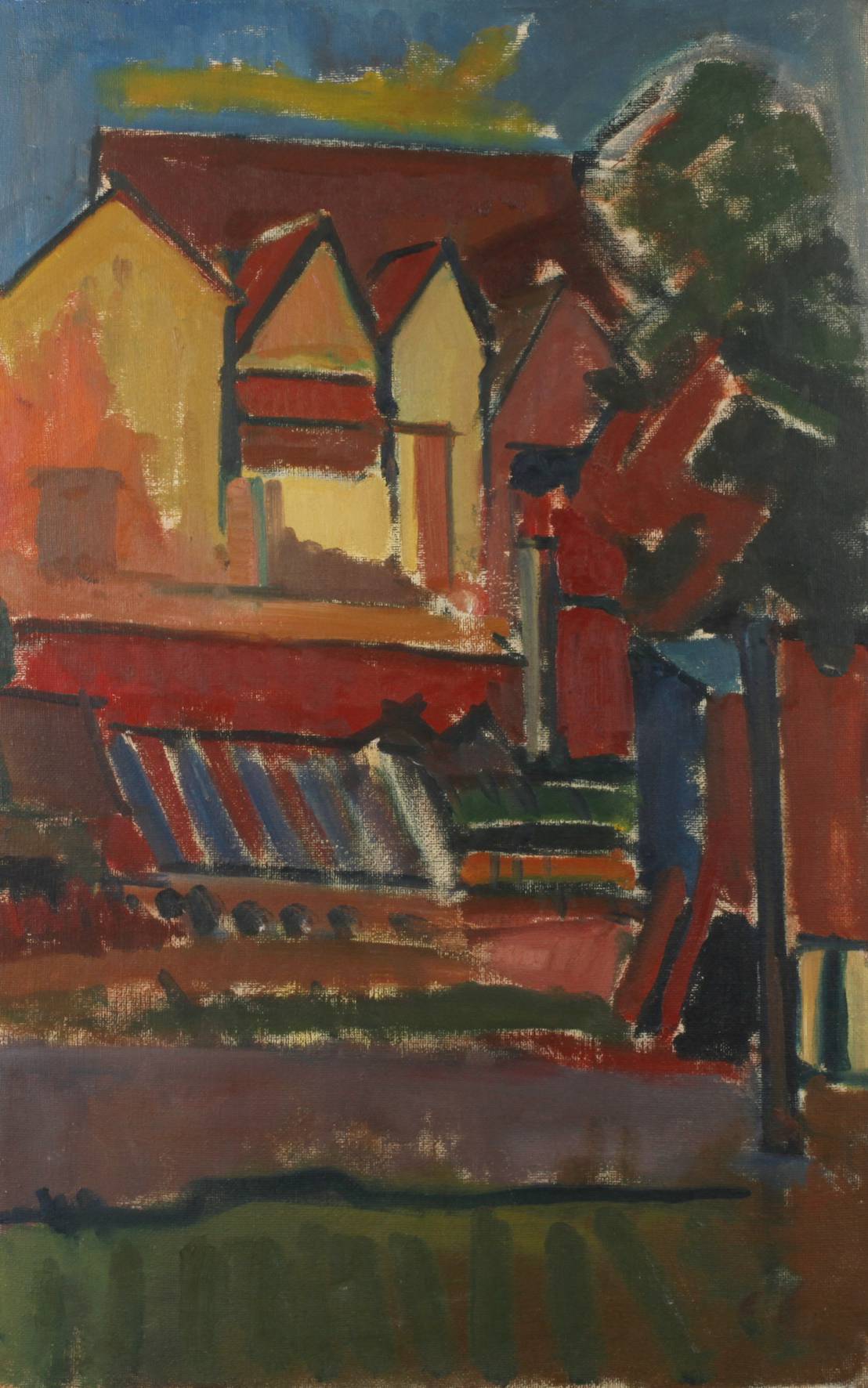 E. Koch, Expressive Stadtlandschaft