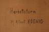 Marie Albert Koenig, ”Herbststurm”