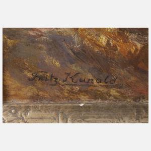 Fritz Kunold, ackernder Bauer