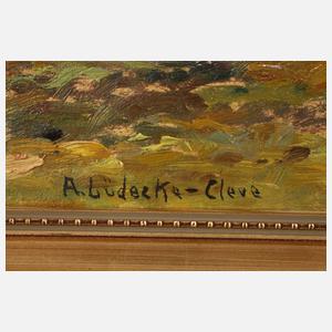 August Lüdecke-Cleve, Pflügender Bauer