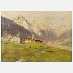 Hans Maurus, ”Blick auf Stubaier und Ferner”