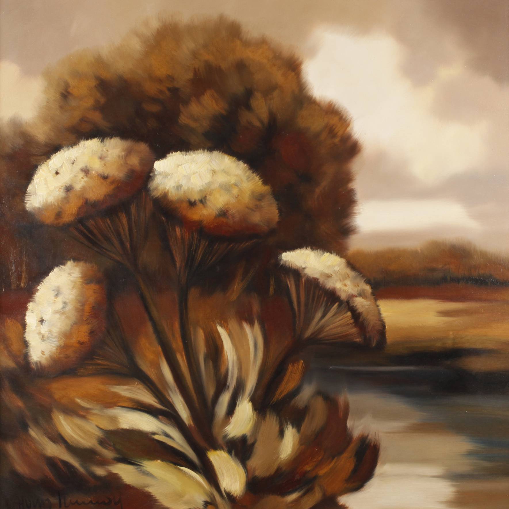 Hans Nowak, Dolden in Herbstlandschaft