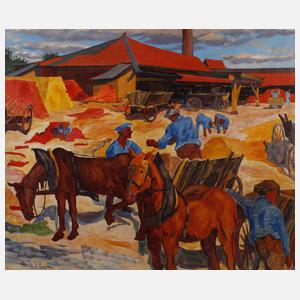 Paul Paeschke, In der Ziegelei