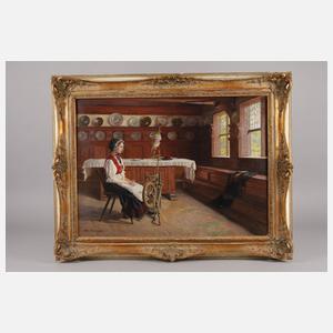 Robert Panitzsch, Mädchen am Spinnrad