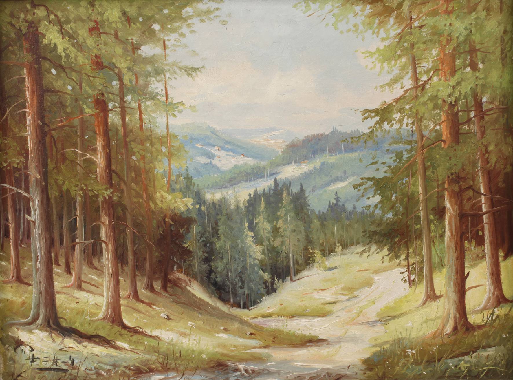 Pfeuffer, ”Thüringer Waldlandschaft”