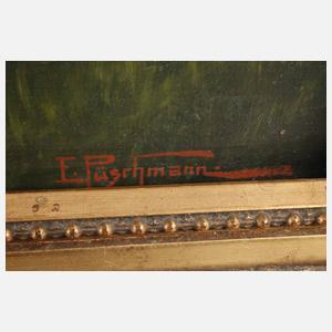 Emil Püschmann, Gebirgslandschaft mit See