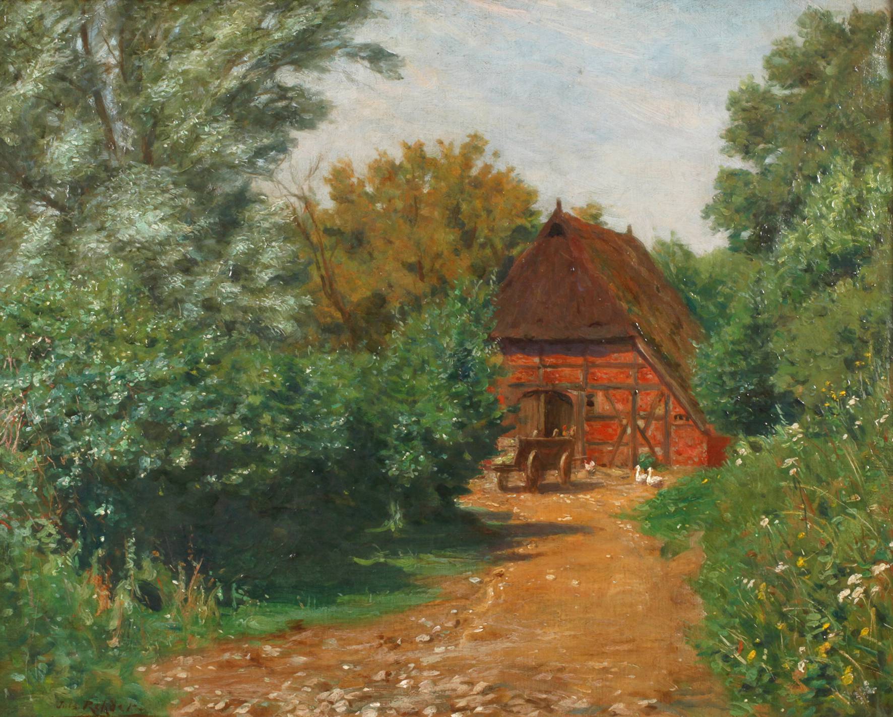 Julius Christian Rehder, Norddeutsches Bauernhaus