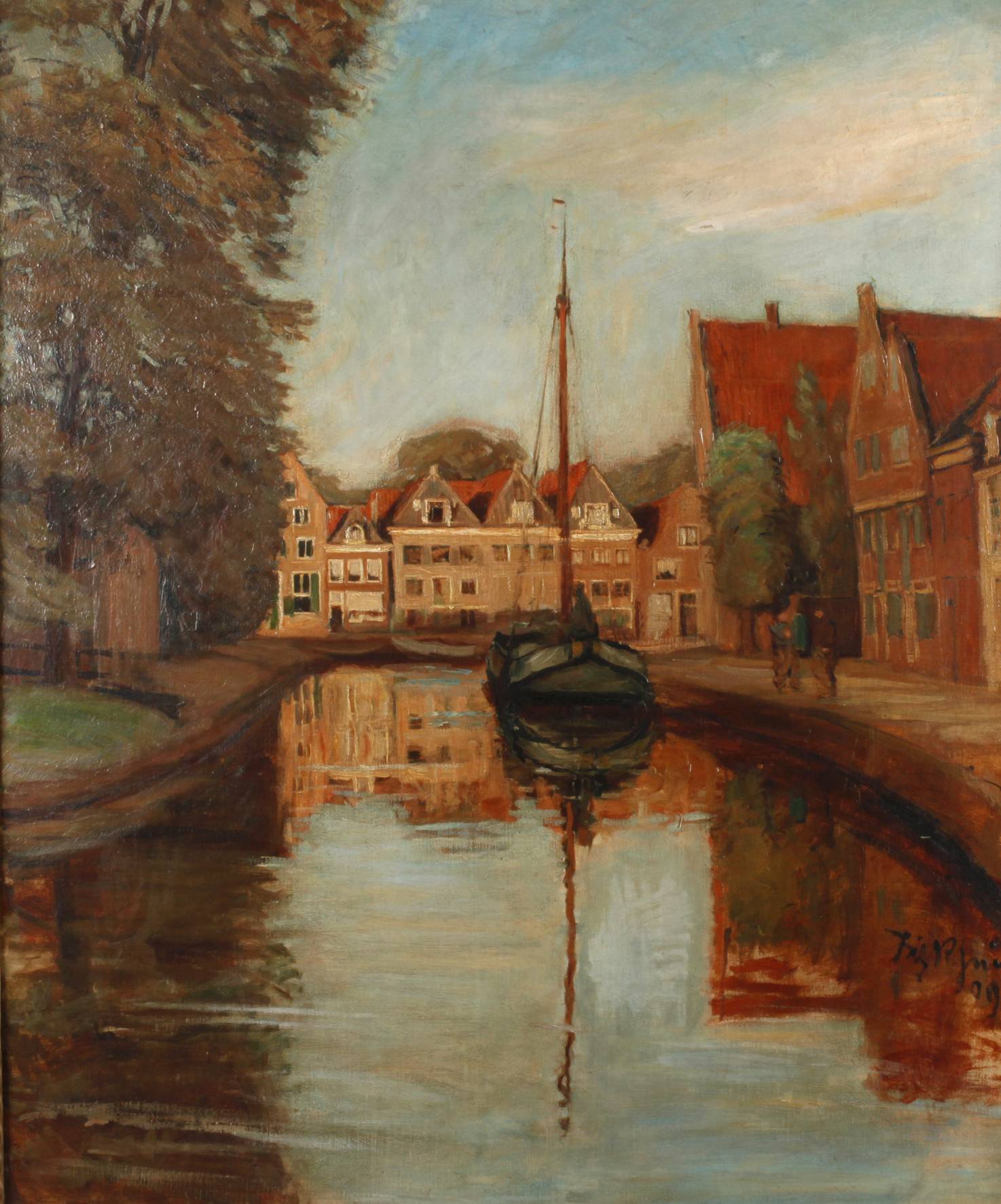 Prof. Fritz Rhein, ”Hafen in Hoorn”