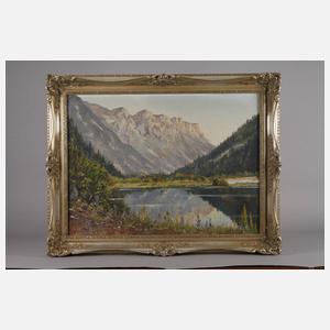 Egon J. Rosbroy, ”Saalachsee mit Reiteralpe”