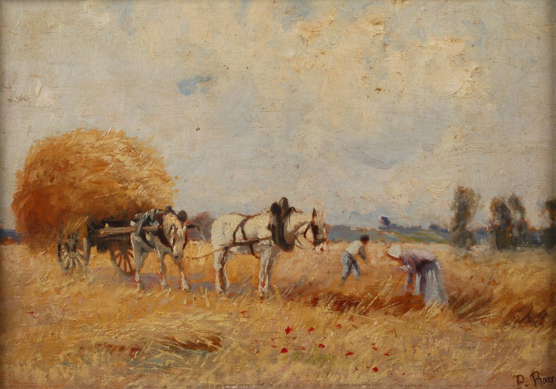 Paul Rossert, Ernteszene