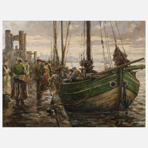 Carl von Salzen, Im Hafen