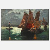 K. Schmidt, Nocturne mit Booten vor Venedig111