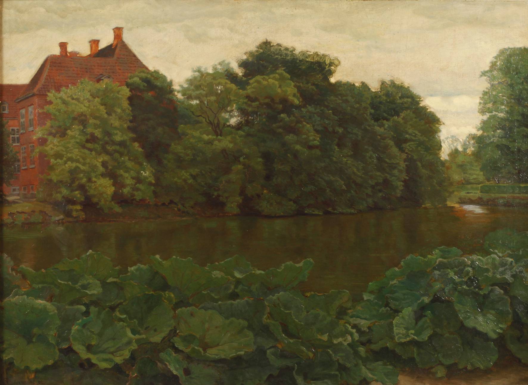 Georg Sophus Seligmann, Im Park von Nysø Manor