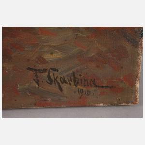 Prof. Franz Skarbina, Dame am Waldrand