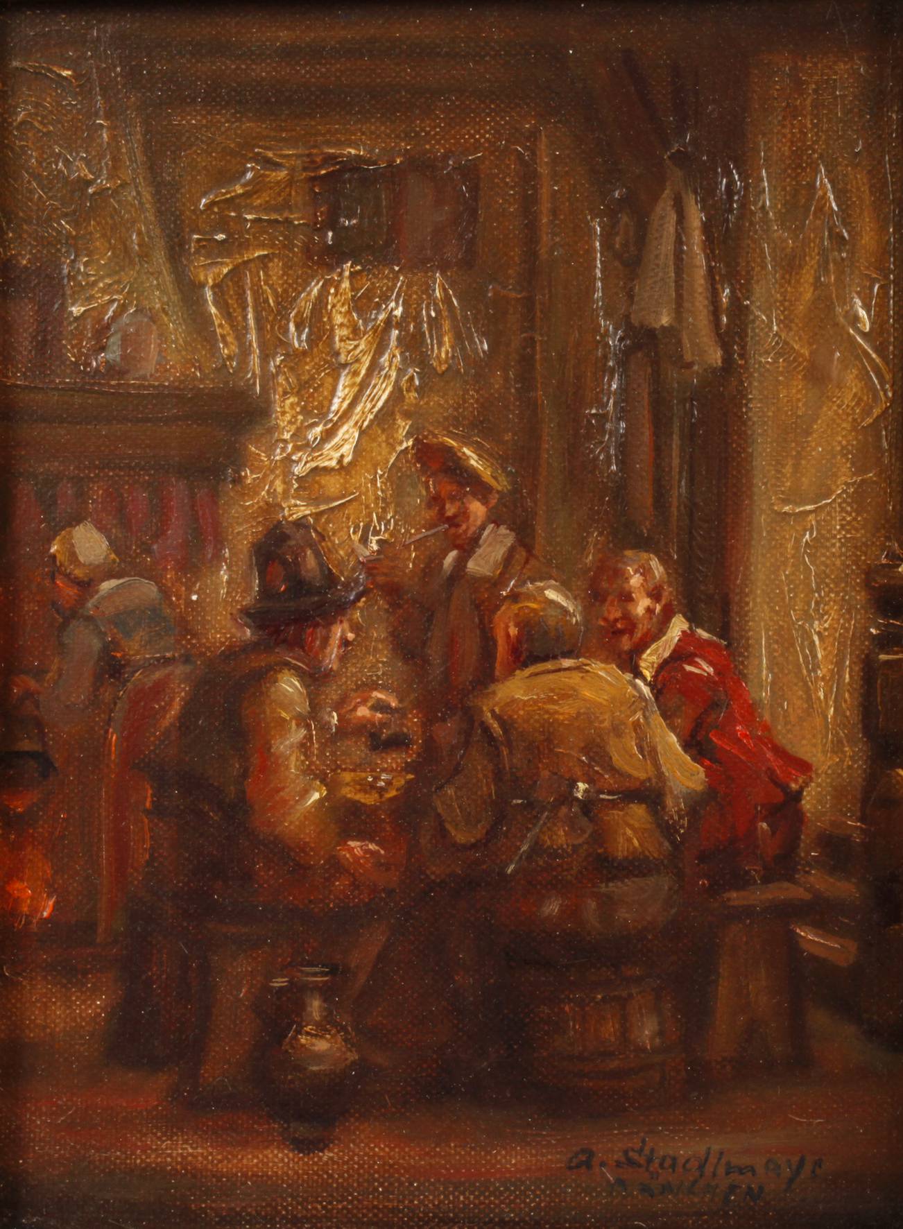 Alois Stadlmayr, Zecher im Interieur