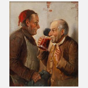 Constantin Stoitzner, attr., ”Ein guter Trunk”