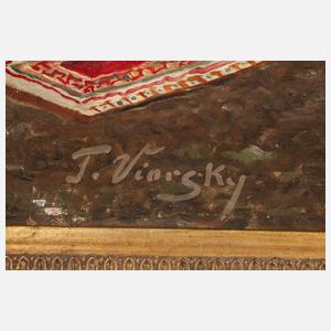 T. Viorsky, Orientalische Marktszene